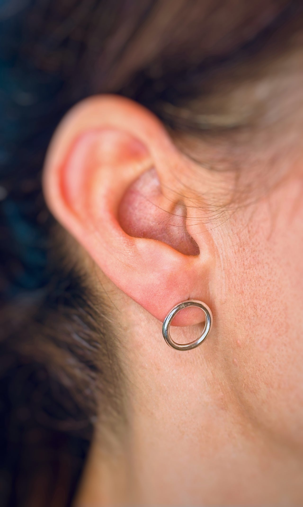 Lunar Circle oorbellen