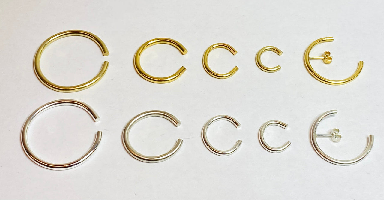 Lunar Loop ear cuffs (4 maten - per stuk)